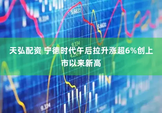 天弘配资 宁德时代午后拉升涨超6%创上市以来新高